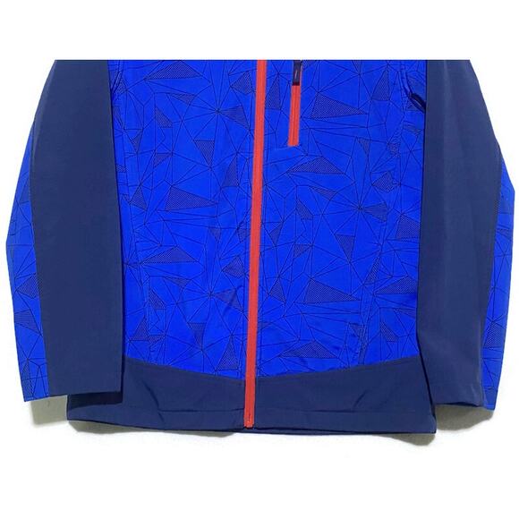 Free Country Zip Up Hoodie Jacket Youth Size 14-16 XXL Softshell Blue & Black - Picture 4 of 7